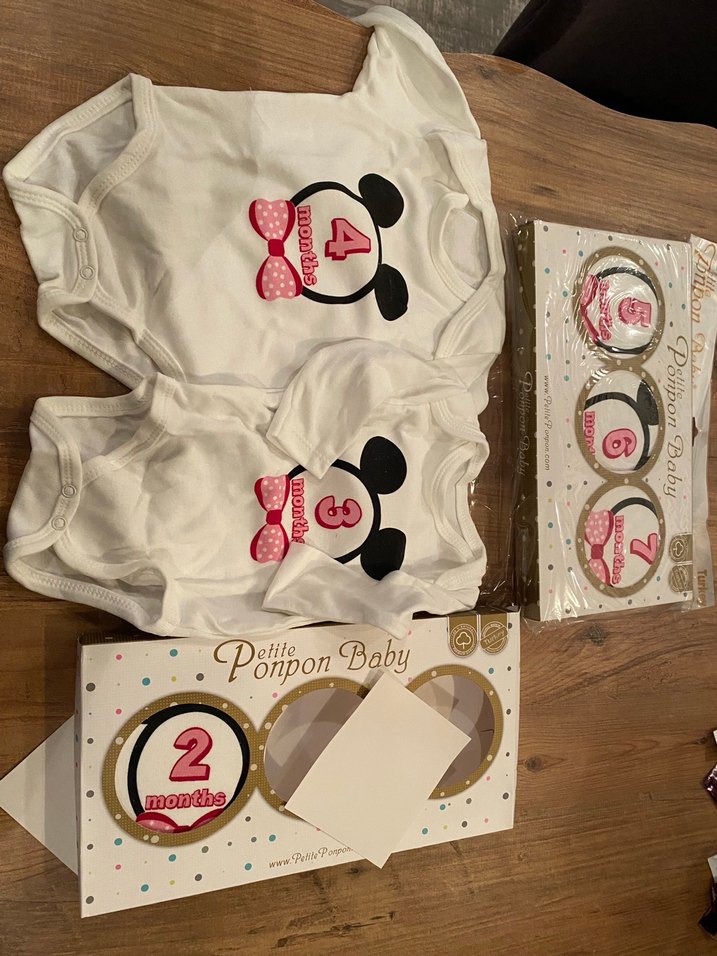 Ponpon Baby Baskılı Uzun Kollu Bebek Body - Görsel 4