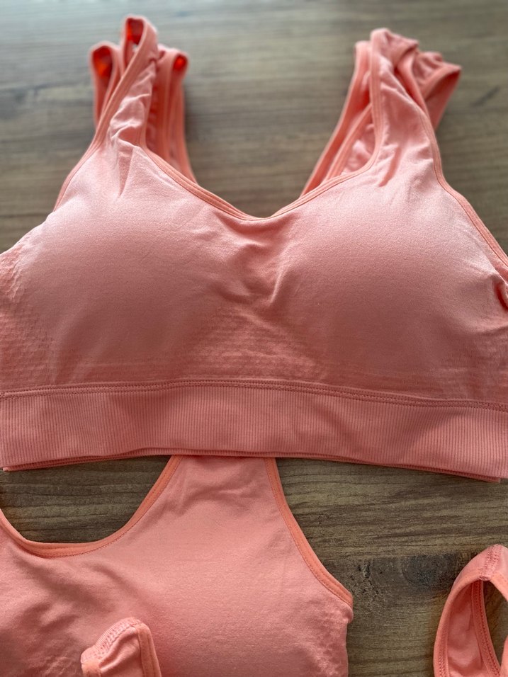 PEDLİ Pembe Pastel Spor Sütyeni - Görsel 5
