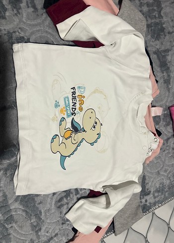 Siyah Baskılı Erkek Çocuk Sweatshirt - Görsel 6