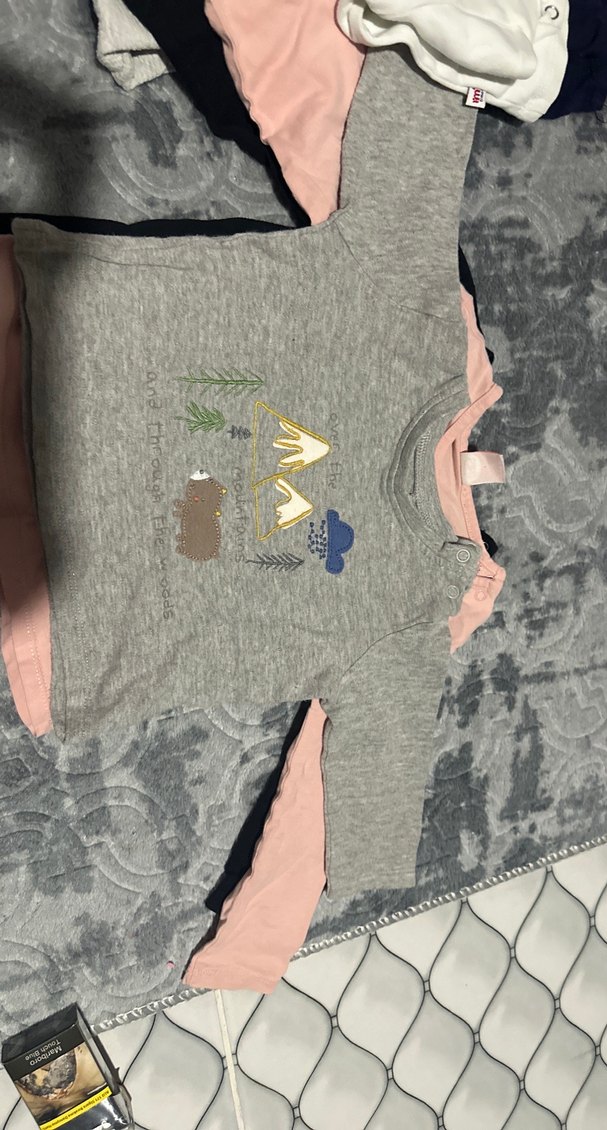 Siyah Baskılı Erkek Çocuk Sweatshirt - Görsel 4