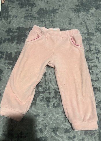 Mor Kız Bol Kesim Keten Pantolon - Görsel 2