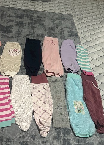 Mor Kız Bol Kesim Keten Pantolon - Görsel 12