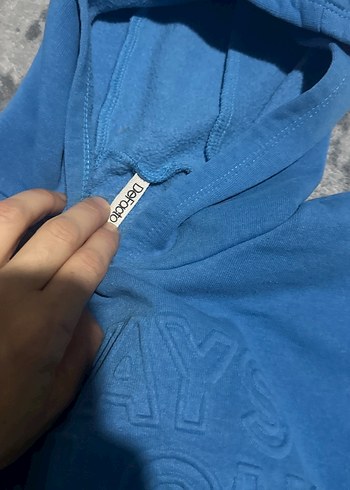 Mavi Kapüşonlu erkek
 Sweatshirt - Görsel 2