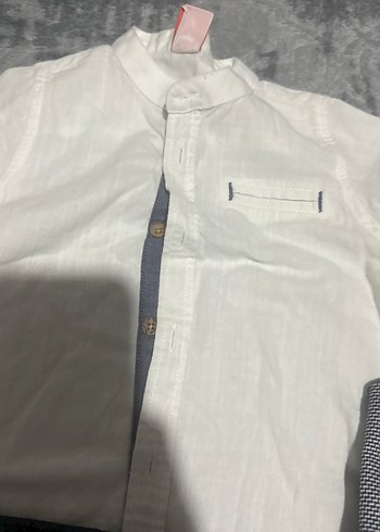 Gri Pamuklu Bebek Erkek Kombini - Görsel 3