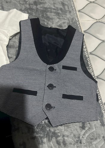 Gri Pamuklu Bebek Erkek Kombini - Görsel 2