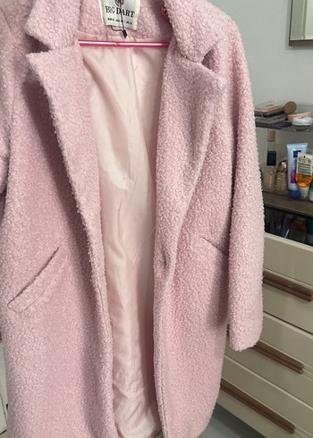 Pembe Midi Kadın Kaban - Görsel 3