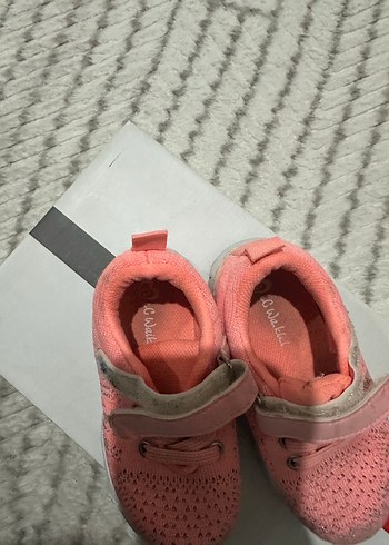 Kız Çocuk Mavi Nakışlı Cırt Cırtlı Ev Terliği - Görsel 2