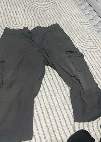 Erkk Mavi Kemerli Denim Midi Pantolon kapri - Görsel 2