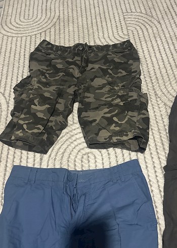 Erkk Mavi Kemerli Denim Midi Pantolon kapri - Görsel 3