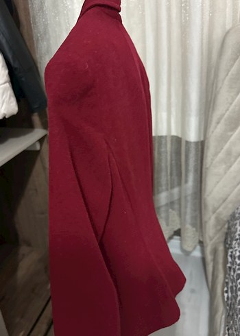 38 Beden Bordo Tek Düğmeli Kaban