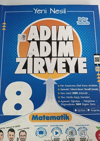 Adım Adım Zirveye 8 Matematik Yeni Nesil Kitap