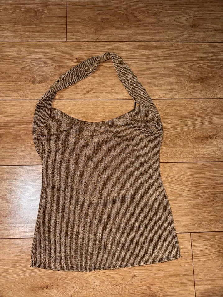 Zara  Kahverengi simli  Kadın Atlet - Görsel 3