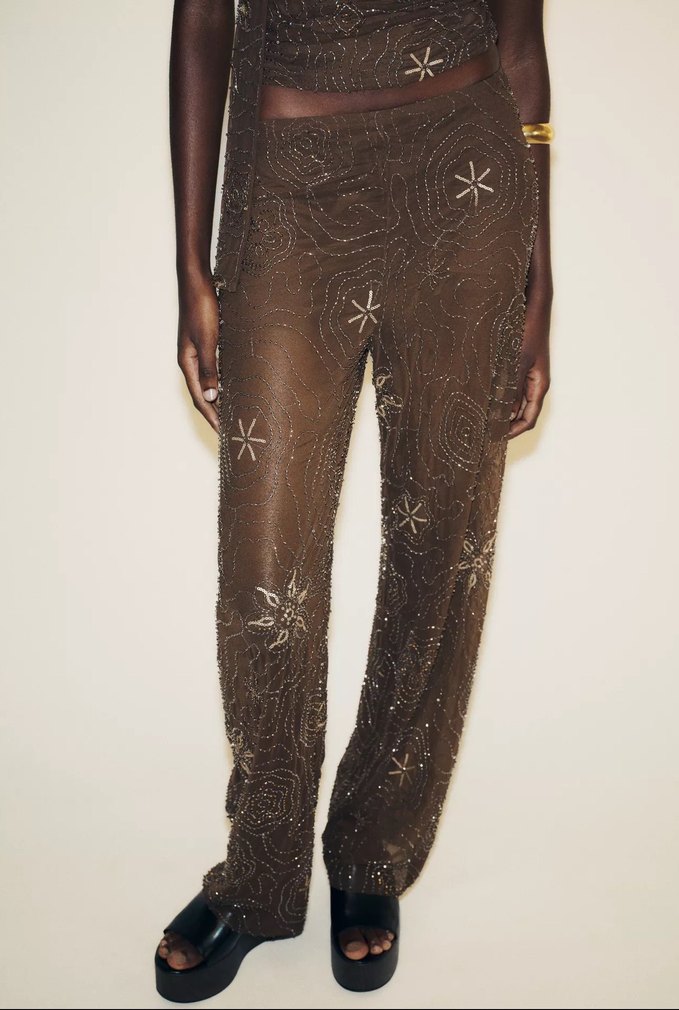 Zara pullu pantolon - Görsel 3