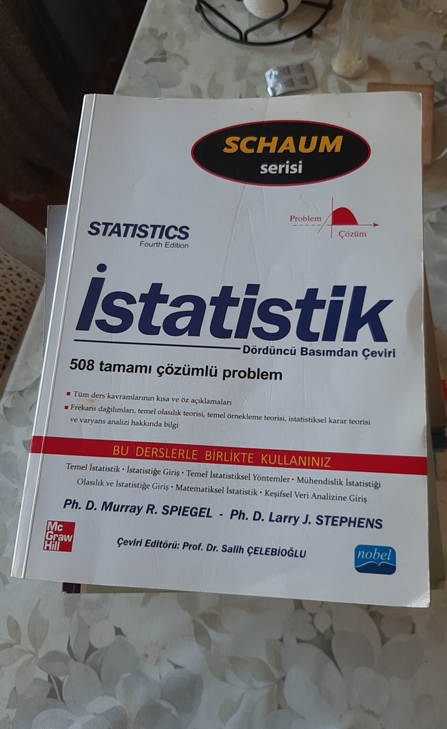 İSTATİSTİK 508 tamamı çözümlü problem - Görsel 2