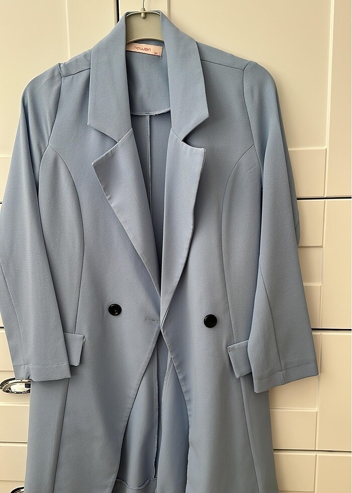 Mavi blazer ceket - Görsel 2