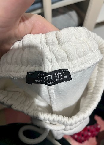 Kadın Beyaz Sweatpant - Görsel 3