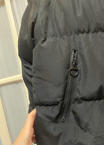 Kadın Siyah mont - Görsel 3