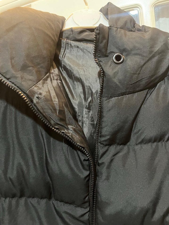 Kadın Siyah mont - Görsel 4