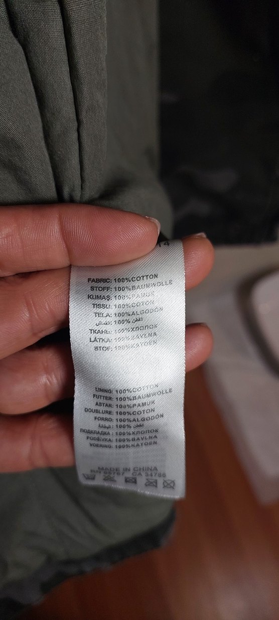 MAVI Haki Kamuflaj Peluşlu Kışlık MONT — görsel 11/12