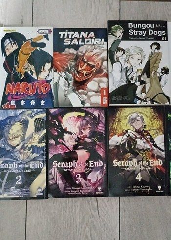  Çeşitli Manga ve Çizgi Roman Seti