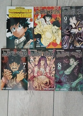  Beden Çeşitli Manga ve Çizgi Roman Seti