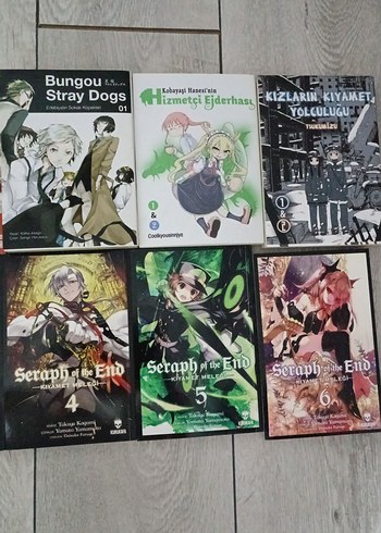 Çeşitli Manga ve Çizgi Roman Seti