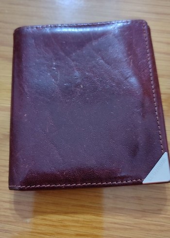 Bordo Parlak Deri Erkek Cüzdan - Görsel 2