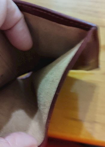 Bordo Parlak Deri Erkek Cüzdan - Görsel 8