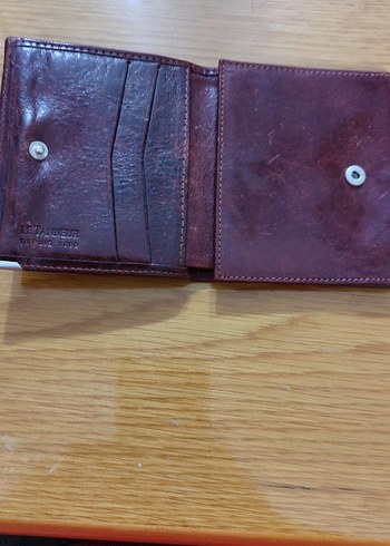 Bordo Parlak Deri Erkek Cüzdan - Görsel 6