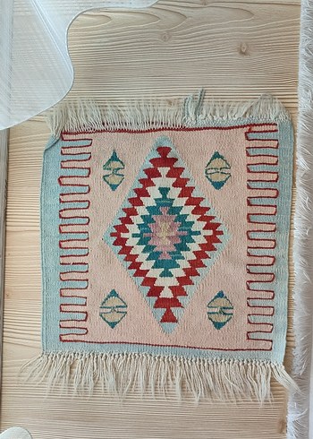 Nakışlı Çok Renkli Pastel kilim