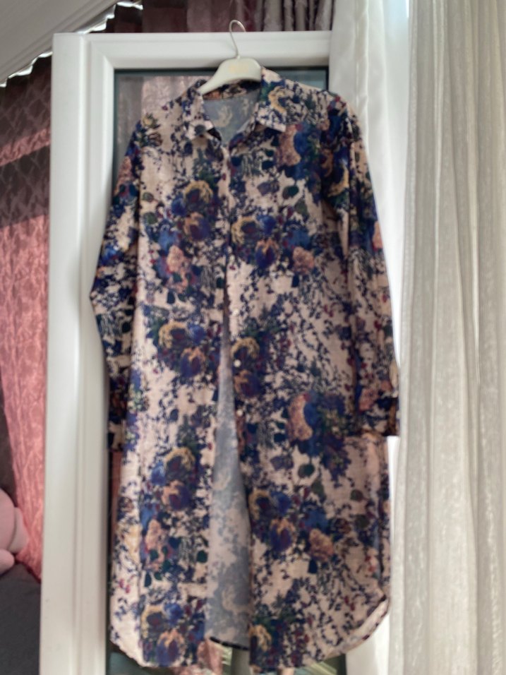 Uzun Bağcıklı Bohem Lohusa Tunik - Görsel 2