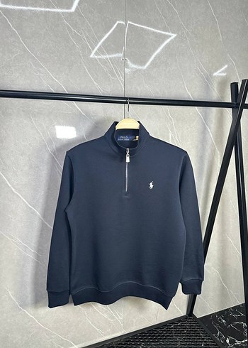 Polo Ralph Lauren Lacivert Yarım Fermuarlı Sweatshirt