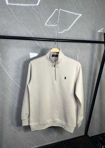 Polo Ralph Lauren Bej Fermuarlı Sweatshirt