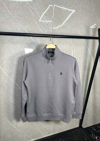Polo Ralph Lauren Gri Fermuarlı Sweatshirt