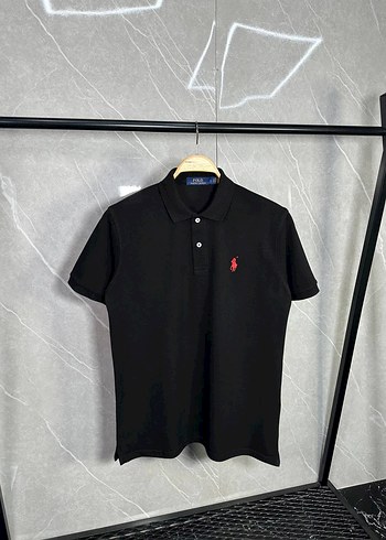RALPH LAUREN SİYAH POLO YAKA T-SHİRT