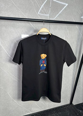 RALPH LAUREN SİYAH BASKLI T-SHİRT