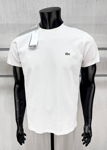 LACOSTE ERKEK BEYAZ KISA KOLLU T-SHİRT