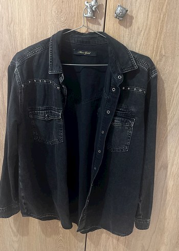 Siyah Kadın Denim Ceket
