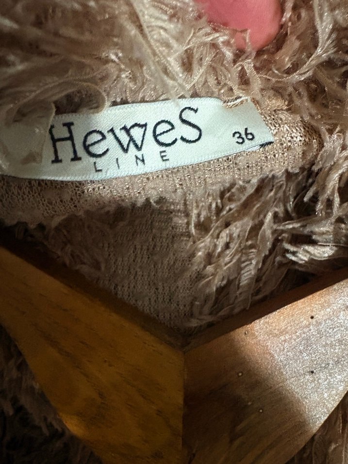 Bej Kadın Midi Boy Yumuşak Tüylü Kaban - Görsel 5