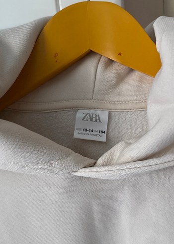 Kadın Beyaz Kapüşonlu Sweatshirt California Baskılı - Görsel 2