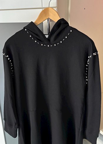 Siyah Uzun Kollu Sweet Elbise - Görsel 2