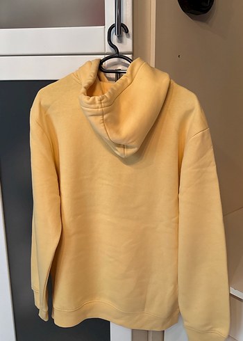 Sarı Kapüşonlu Sweatshirt - Görsel 2