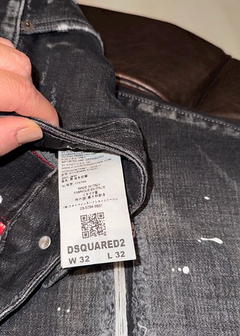 Siyah renk batik desenli Erkek Kot Pantolon - Görsel 5