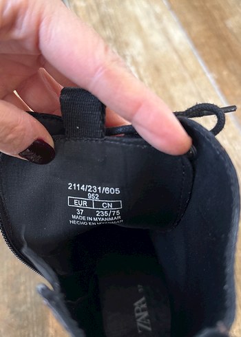 Kahverengi Deri Goth Platform Topuklu Kadın Bot - Görsel 5