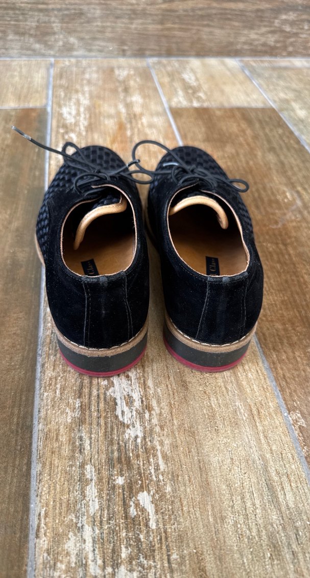 Erkek Çocuk Kareli Siyah Özel Ayakkabı - Görsel 3