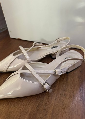 Pudra Stiletto Topuklu Kadın Abiye Ayakkabı - Görsel 2