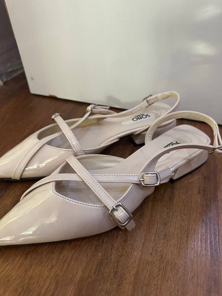 Pudra Stiletto Topuklu Kadın Abiye Ayakkabı - Görsel 2