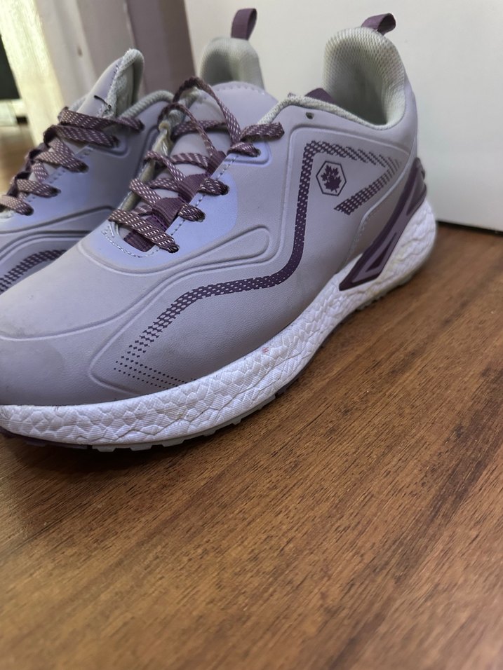 Bej Gri Bağcıklı Kadın Spor Ayakkabı - Görsel 3