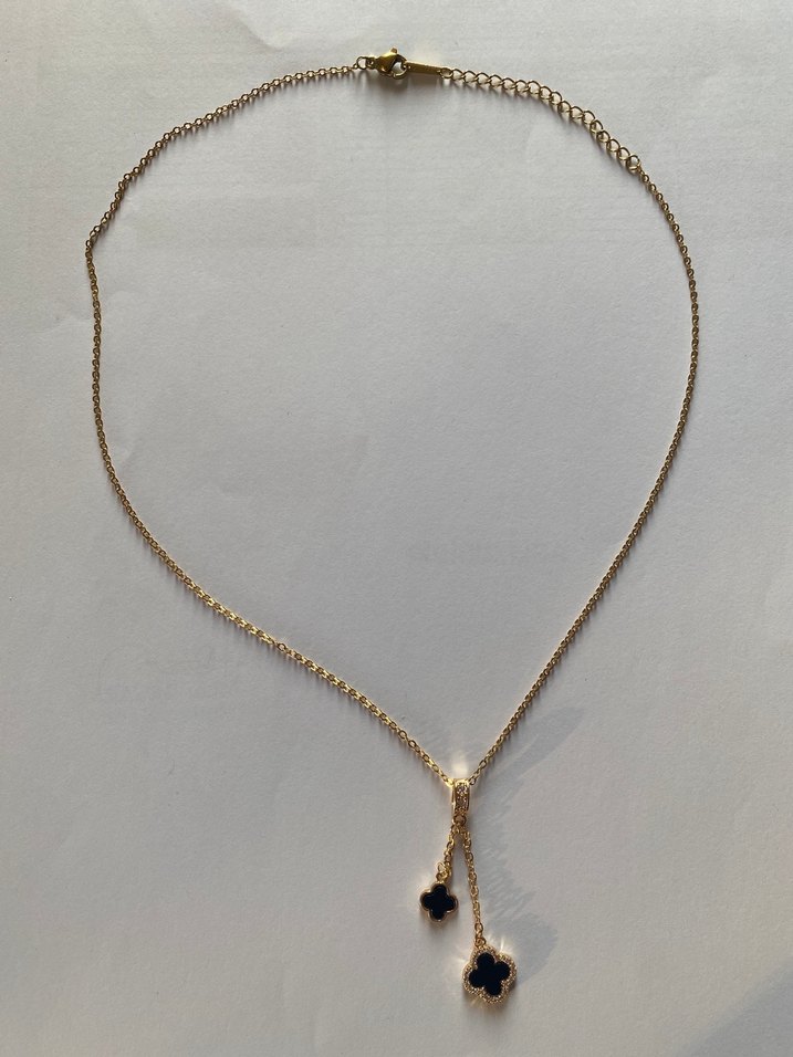 Gold Zincir Detaylı Midi Kolye - Görsel 3