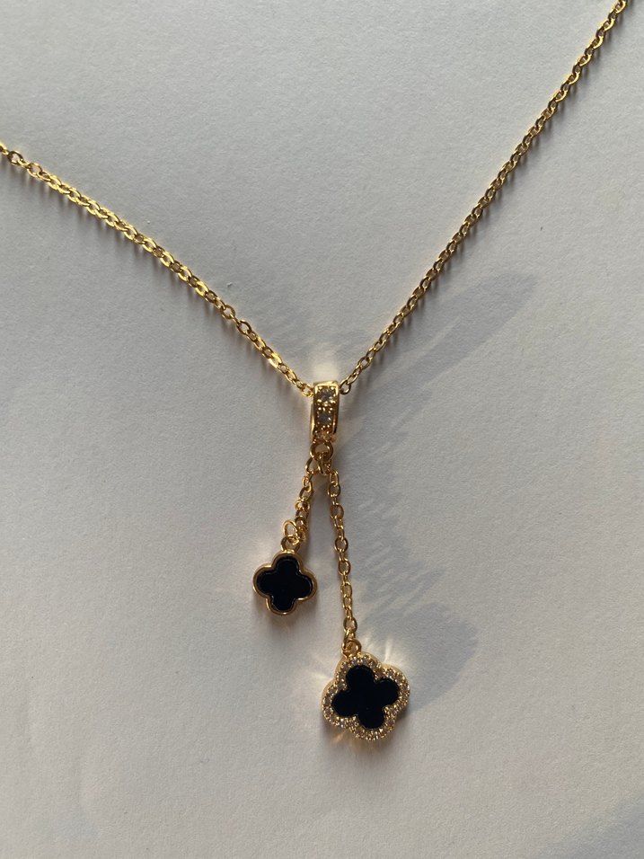 Gold Zincir Detaylı Midi Kolye - Görsel 2